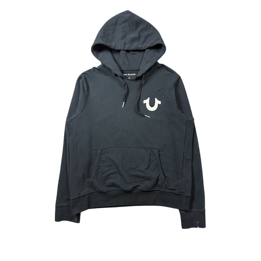 True Religion vintage hoodie big logo Y2K black