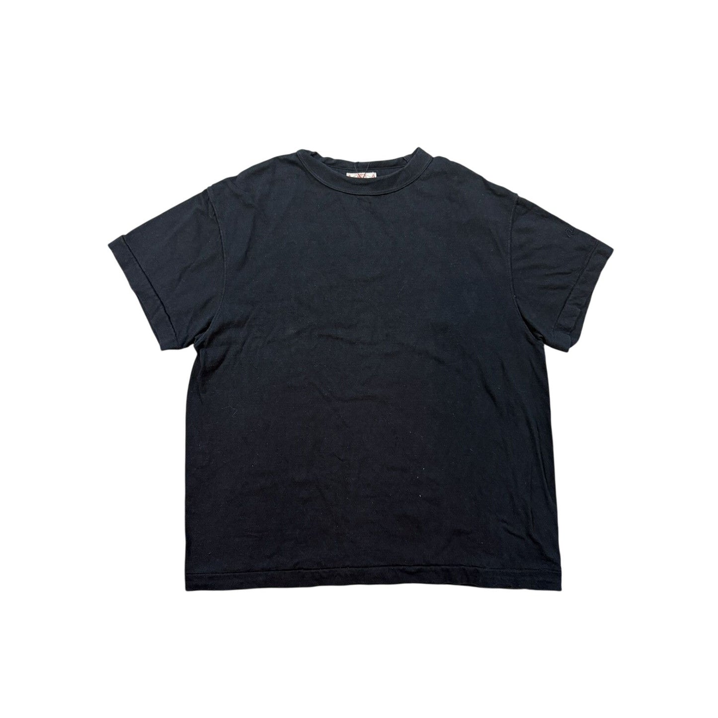 Evisu plain black t-shirt vintage basic