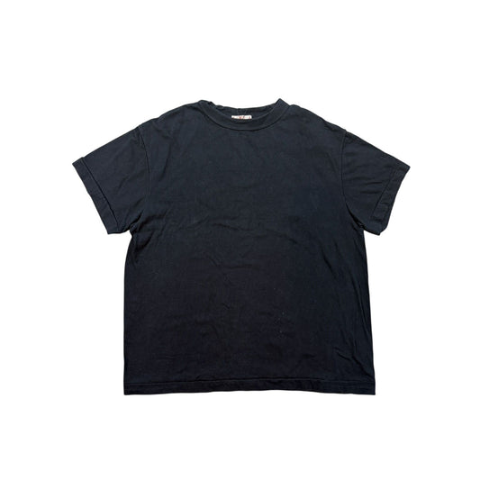 Evisu plain black t-shirt vintage basic