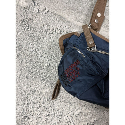 George Gina & Lucy mini bag navy brown Y2K GGL sweetly sweety