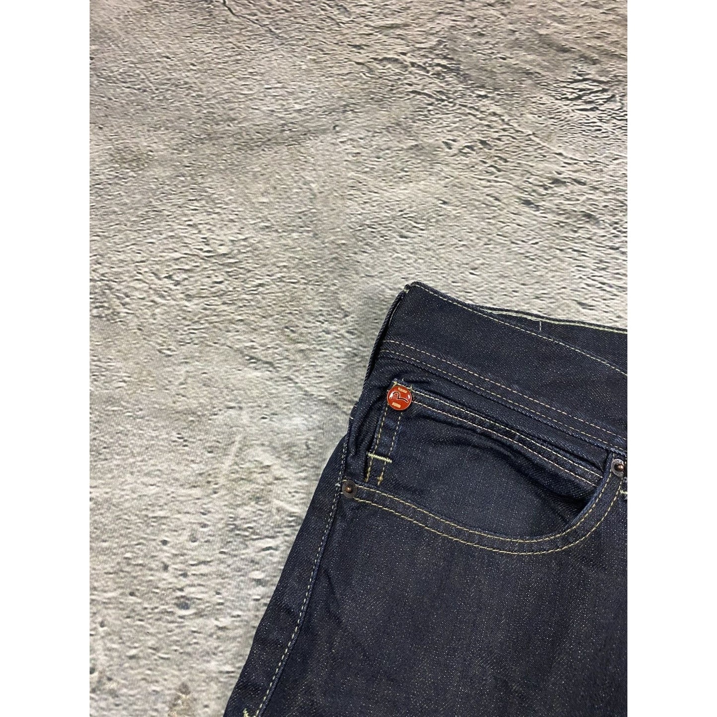 Evisu x Puma jorts black mint seagulls shorts denim