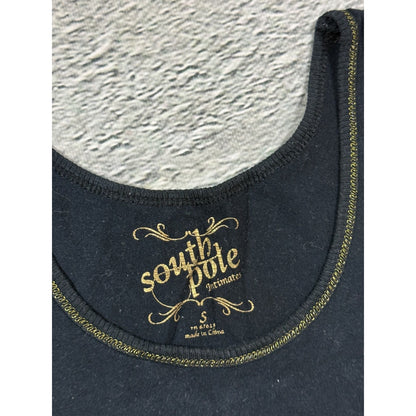 Southpole big logo golden black swag Y2K
