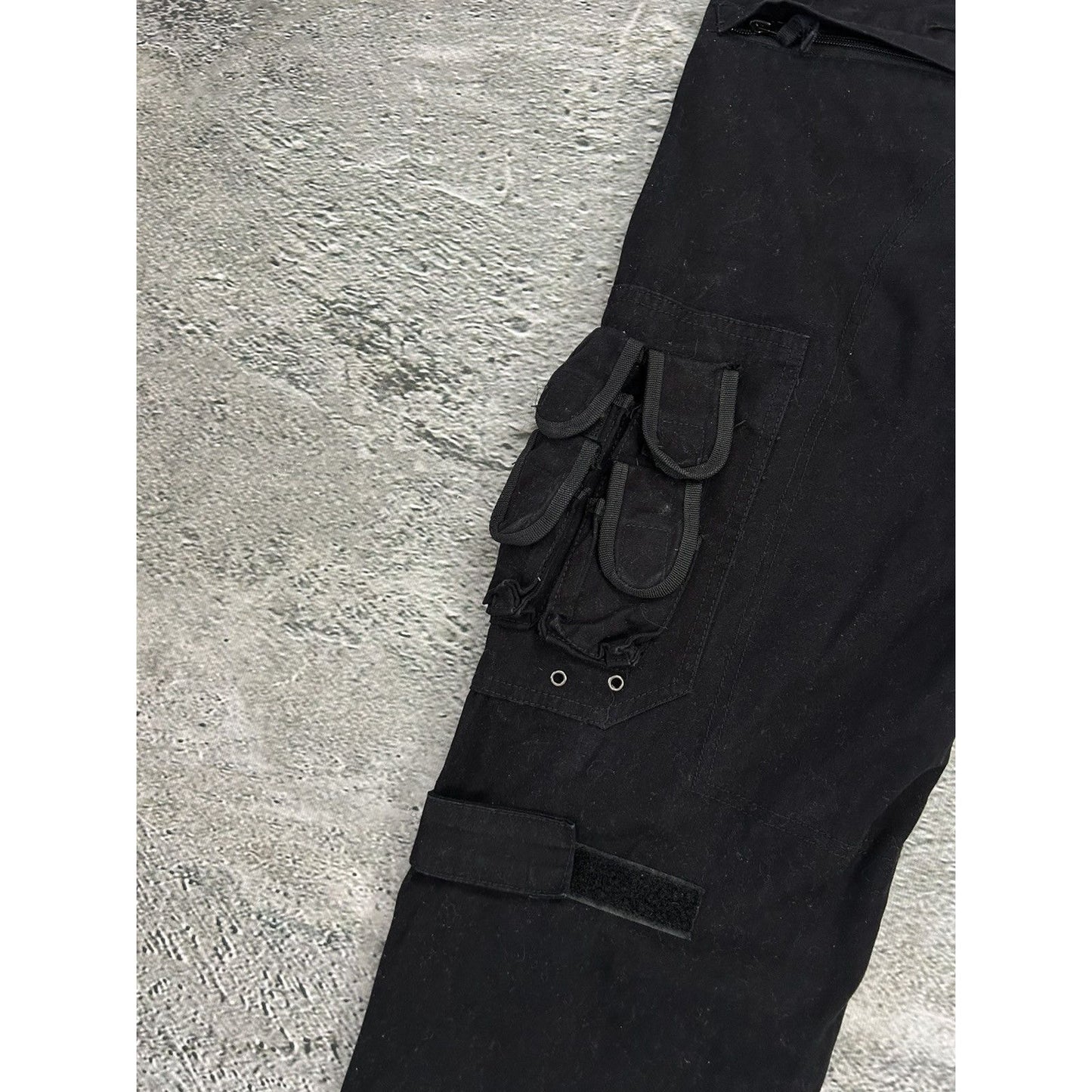 Field lived cargo pants black workwear military utility