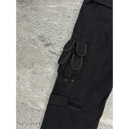 Field lived cargo pants black workwear military utility