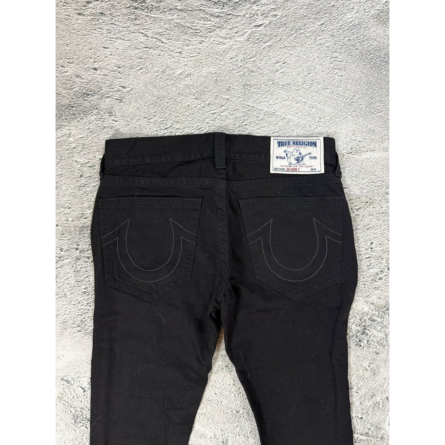 True Religion vintage jeans slim black Y2K