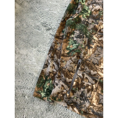 Realtree Camouflage fleece sweatshirt full zip vintage