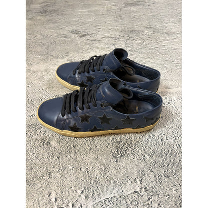 Saint Laurent Hedi Slimane sl06 Star sneakers low navy black stars