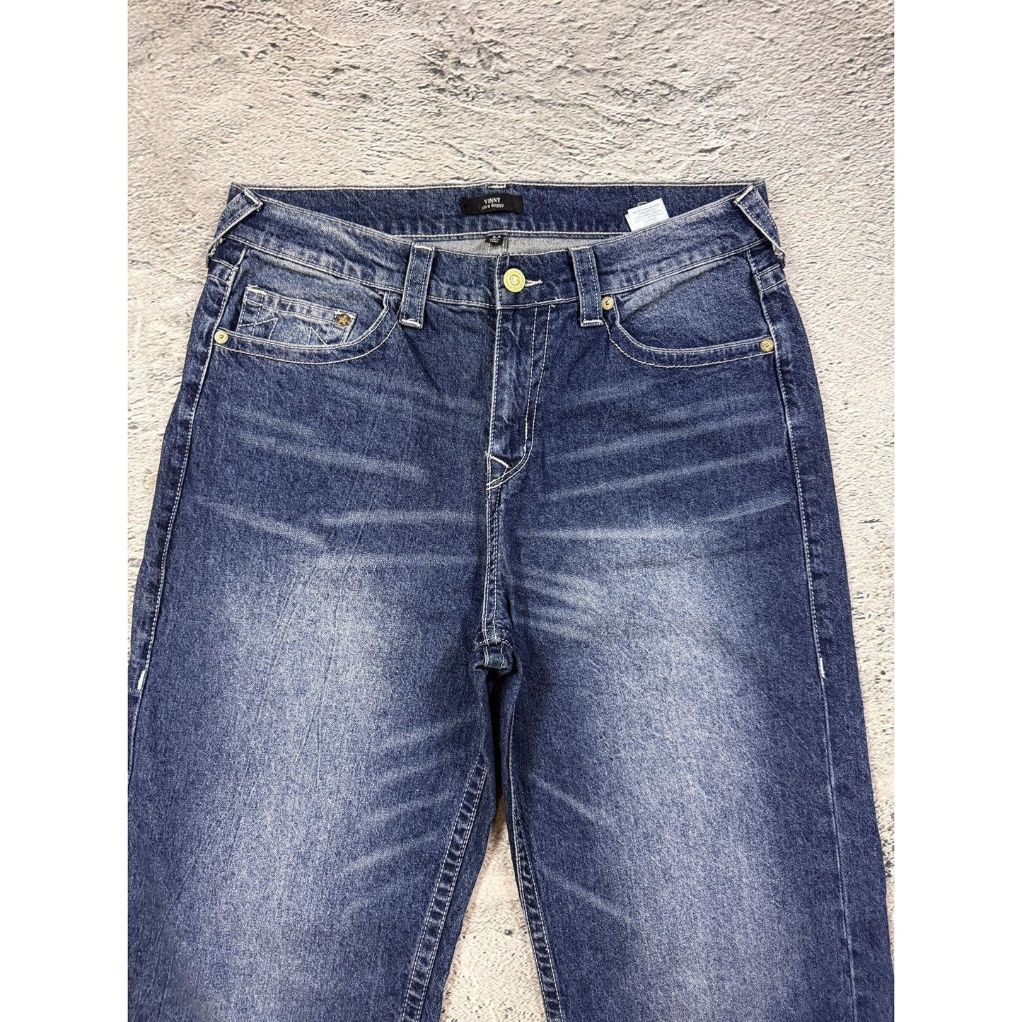 True Religion blue jeans Y2K Vinny ultra baggy buddah