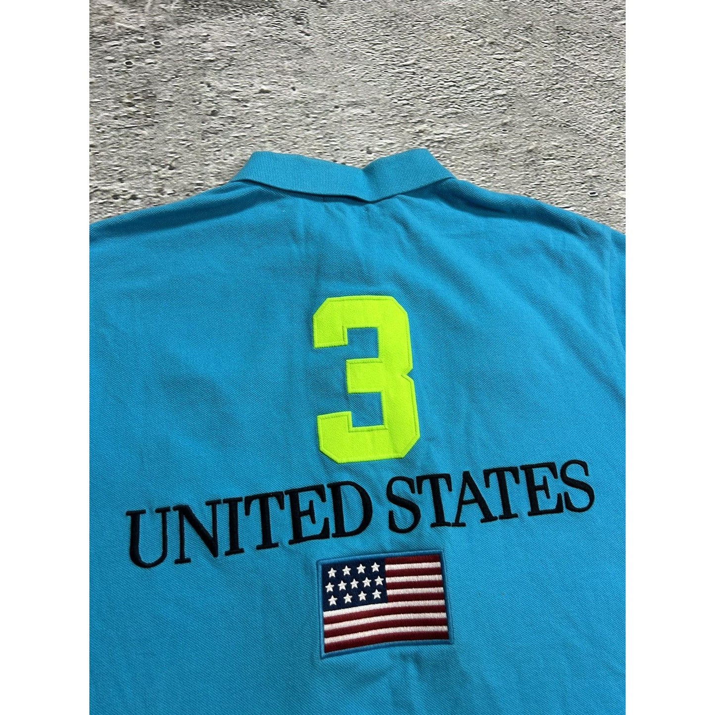 Polo Ralph Lauren USA Polo T-shirt Chief Keef vintage flag