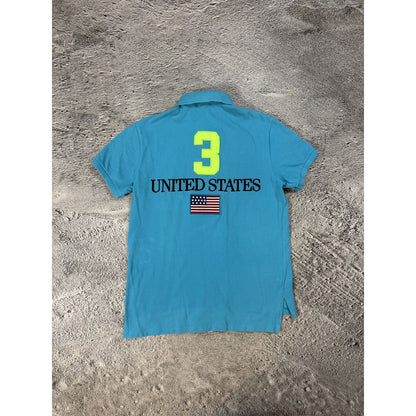 Chief Keef Polo Ralph Lauren USA Polo T-shirt vintage flag