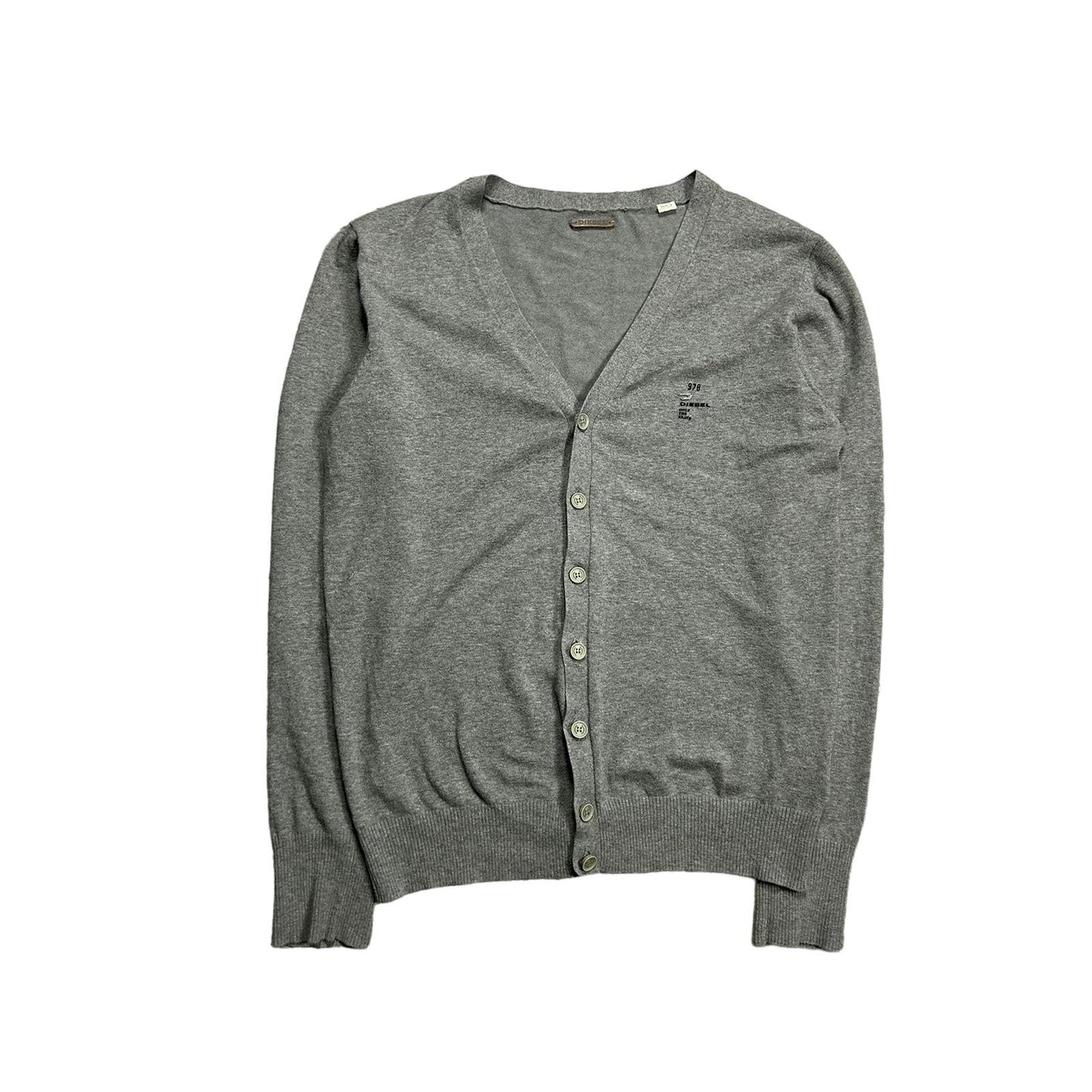 Diesel cardigan vintage sweater grey Y2K