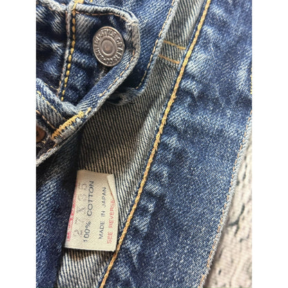Evisu jeans vintage blue white seagulls baggy