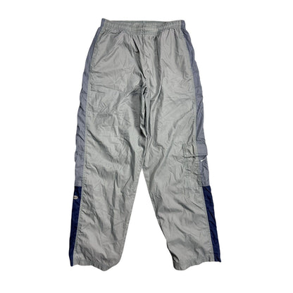Nike track pants vintage 90s hex logo grey blue