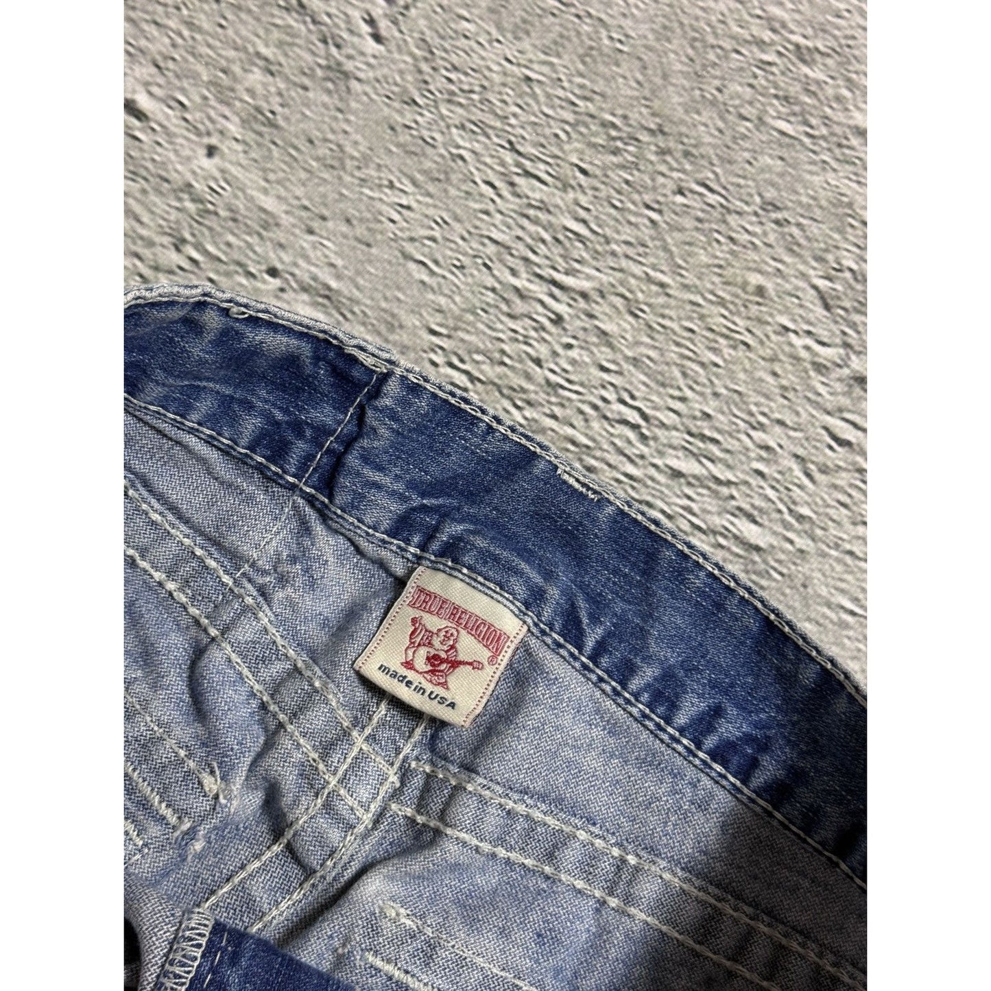 True Religion Joey jeans vintage denim pants flared blue