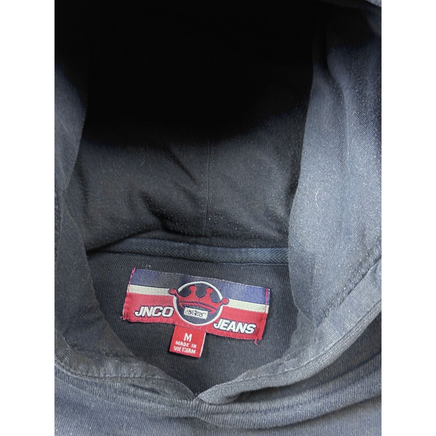 JNCO Hoodie Y2K vintage blue navy big logo