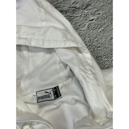 Puma tracksuit pants jacket vintage white Y2K drill