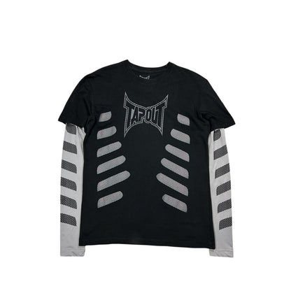 Tapout longsleeve with T-shirt black grey Y2K
