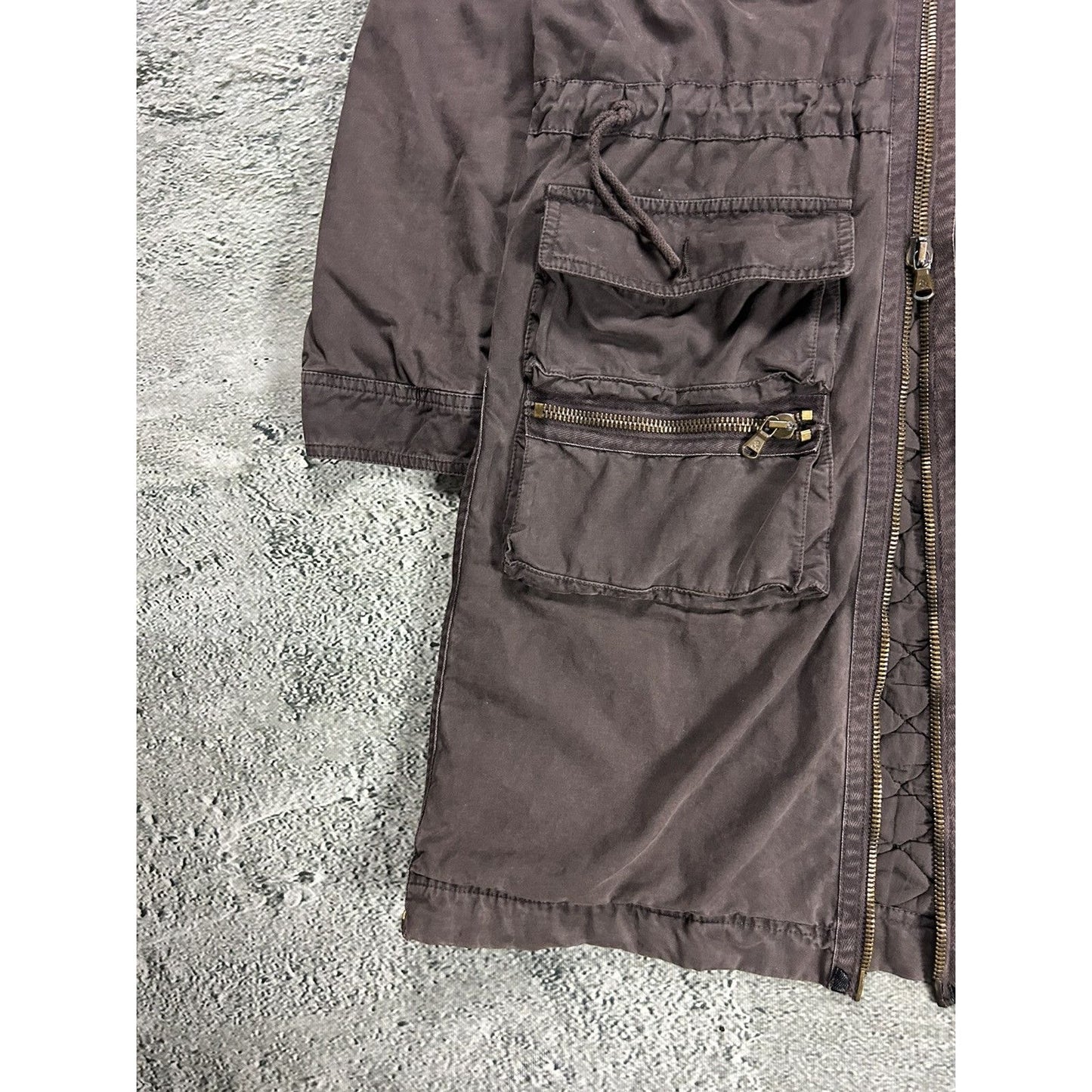 Dolce & Gabbana coat vintage utility miltary brown Y2K