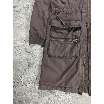 Dolce & Gabbana coat vintage utility miltary brown Y2K