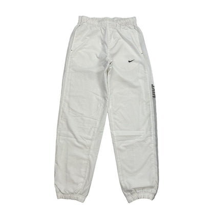 Nike vintage white nylon track pants drill Y2K parachute