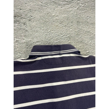Polo Ralph Lauren striped polo shirt navy white small pony