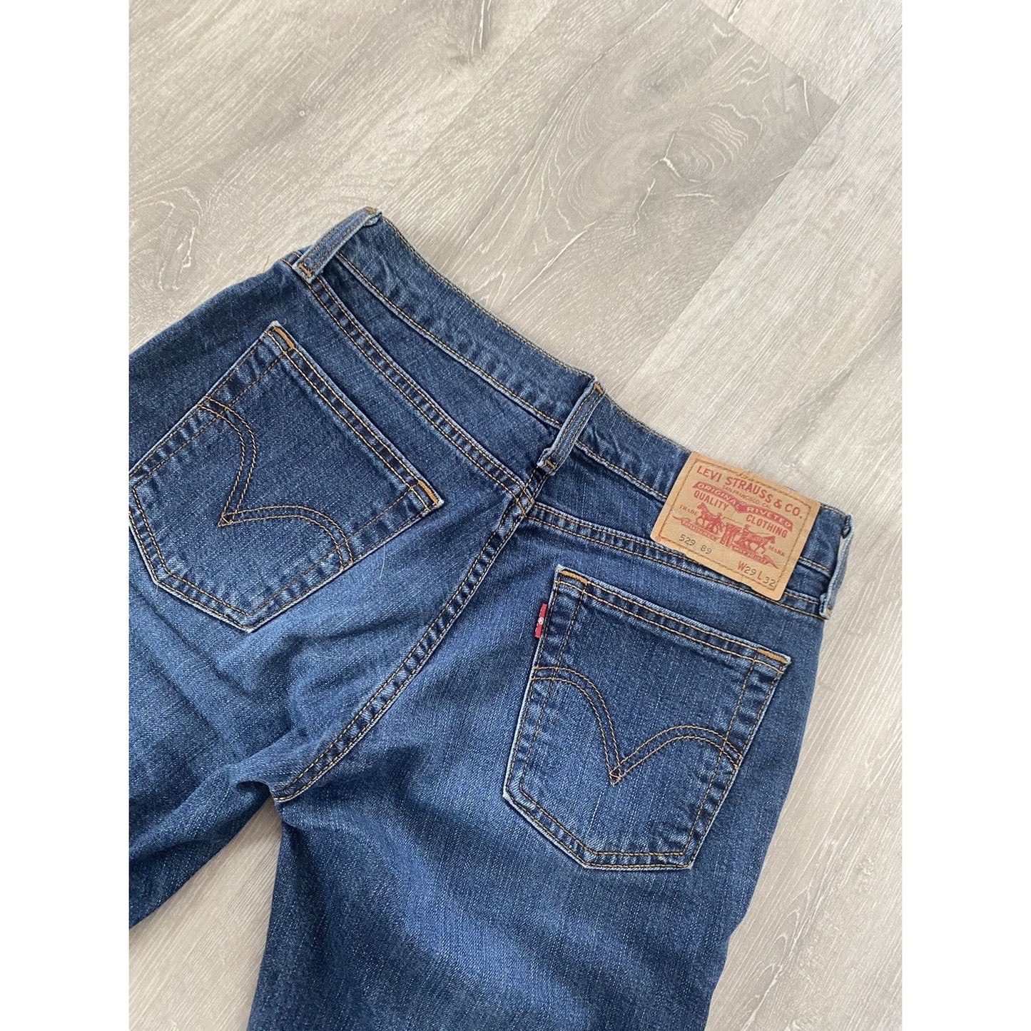 Levi’s 529 89 vintage blue denim shorts jeans jorts