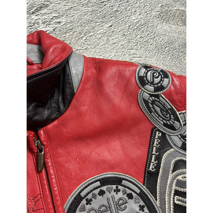 Pelle Pelle leather jacket red casino