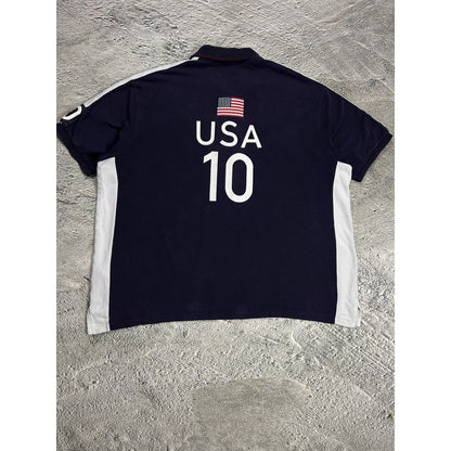 Chief Keef Polo Ralph Lauren USA vintage shirt navy blue