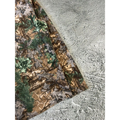 Realtree Camouflage fleece sweatshirt full zip vintage
