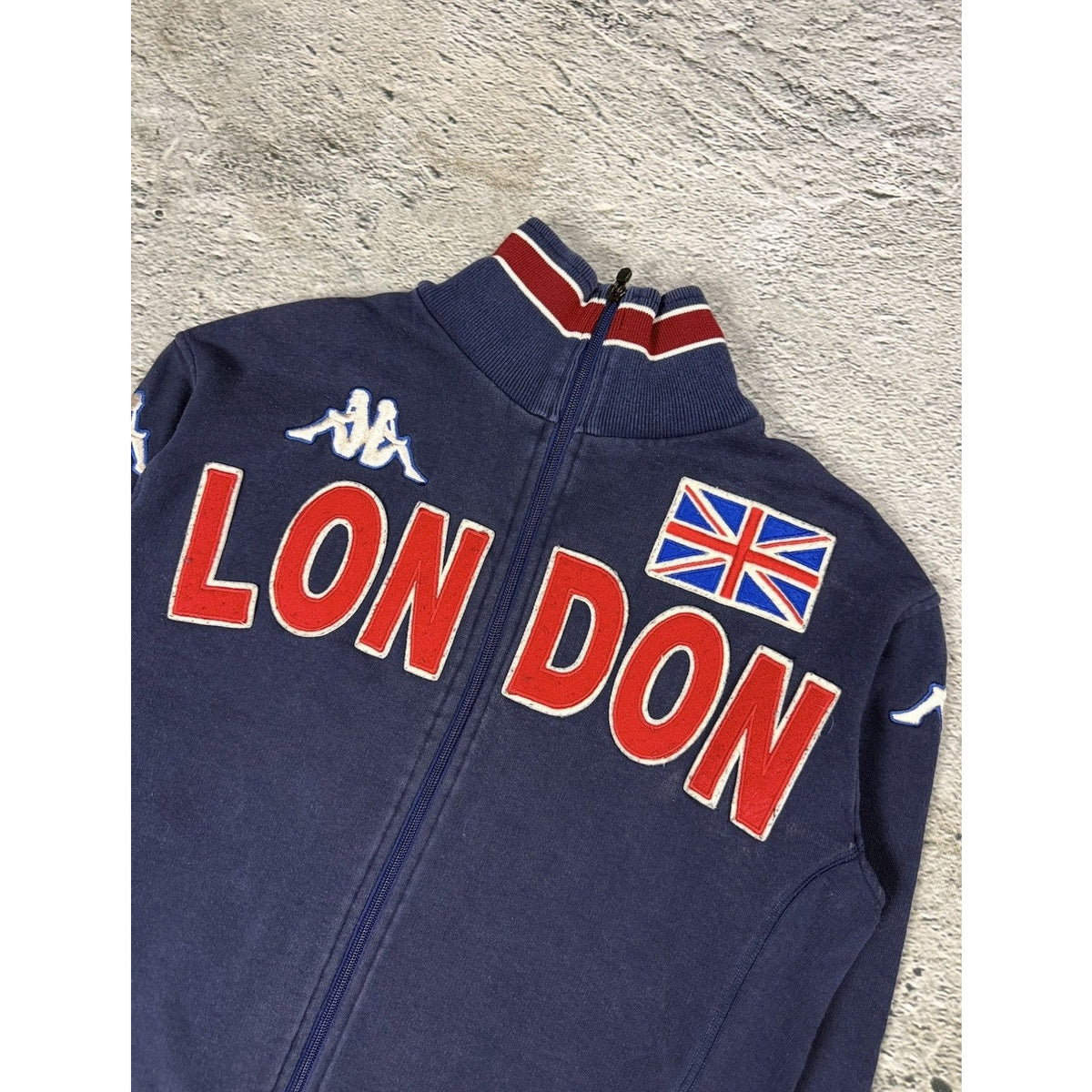Kappa vintage track jacket London Uk zip sweatshirt