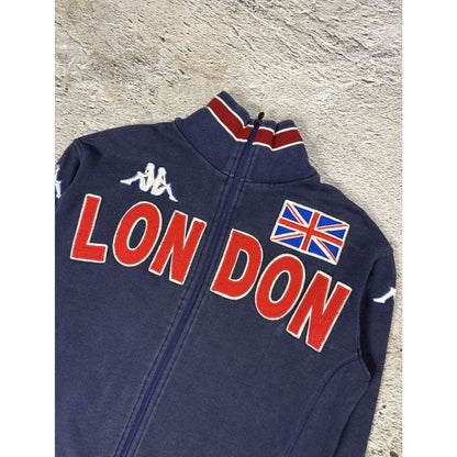Kappa vintage track jacket London Uk zip sweatshirt