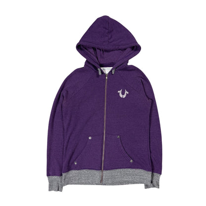 True Religion vintage zip hoodie purple Rhinestones Y2K
