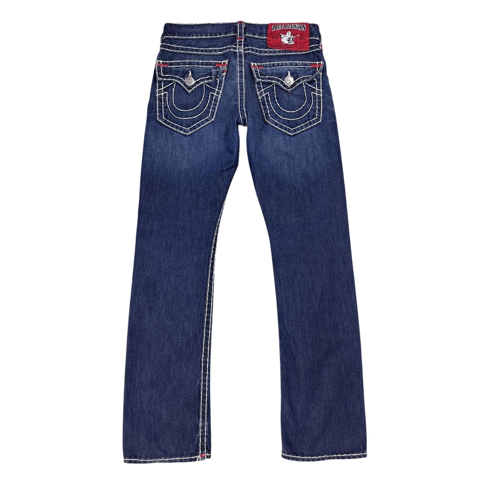 True Religion blue jeans Red Tab stitching Y2K Ricky – Refitted