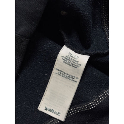 True Religion vintage black zip hoodie white big logo