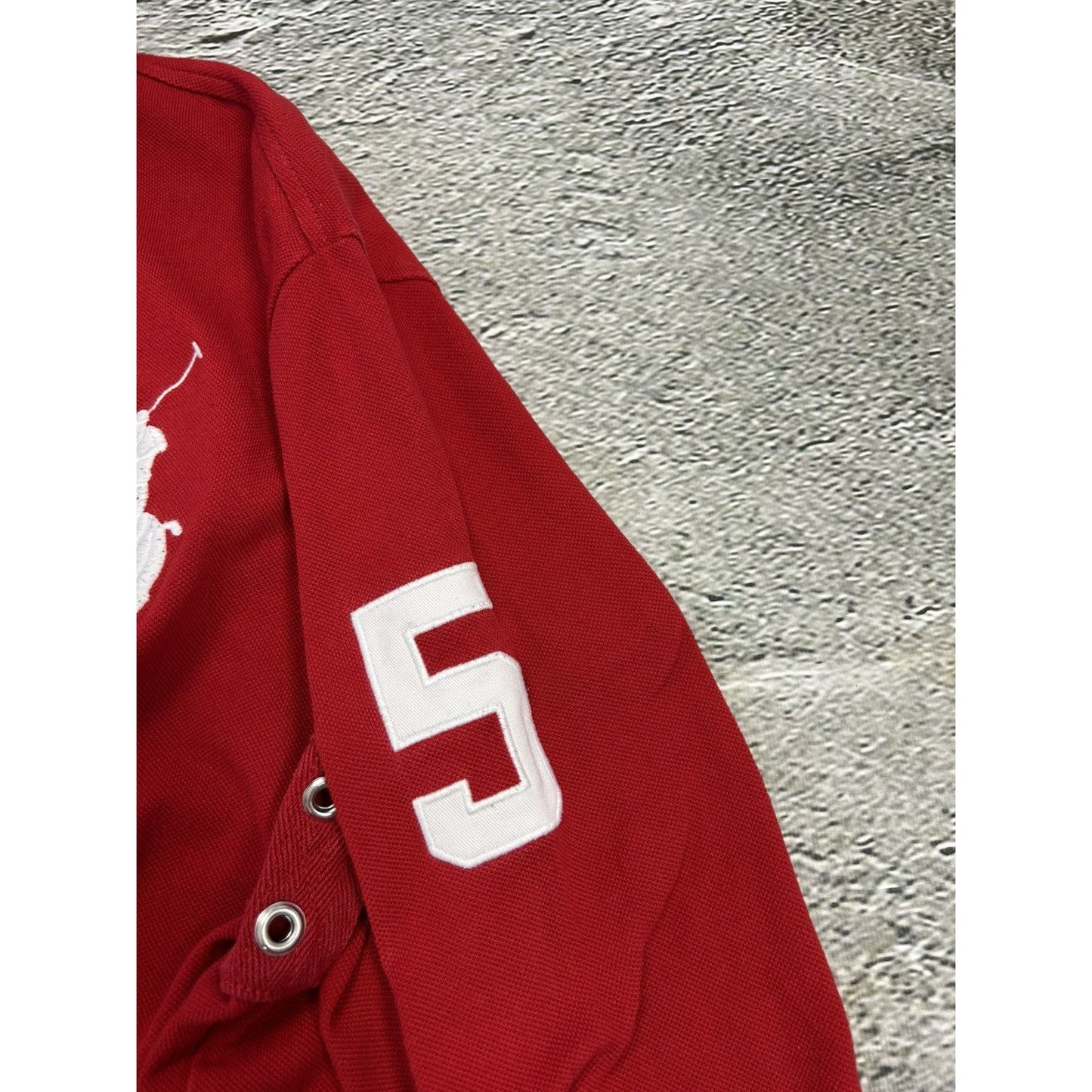 Chief Keef Polo Ralph Lauren Milan Red longsleeve