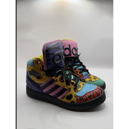 Adidas Originals Jeremy Scott Instinct Hi Black Light Aqua
