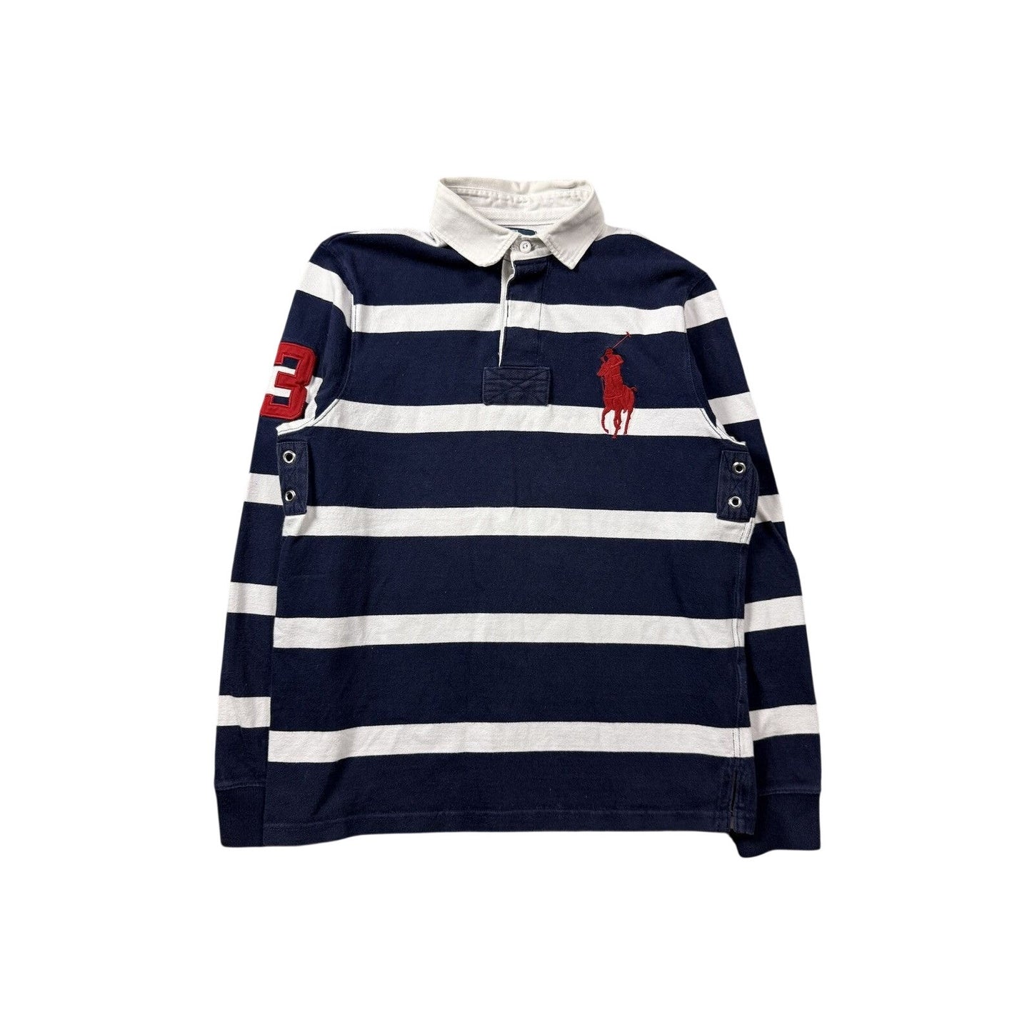 Chief Keef Polo Ralph Lauren big pony striped navy white