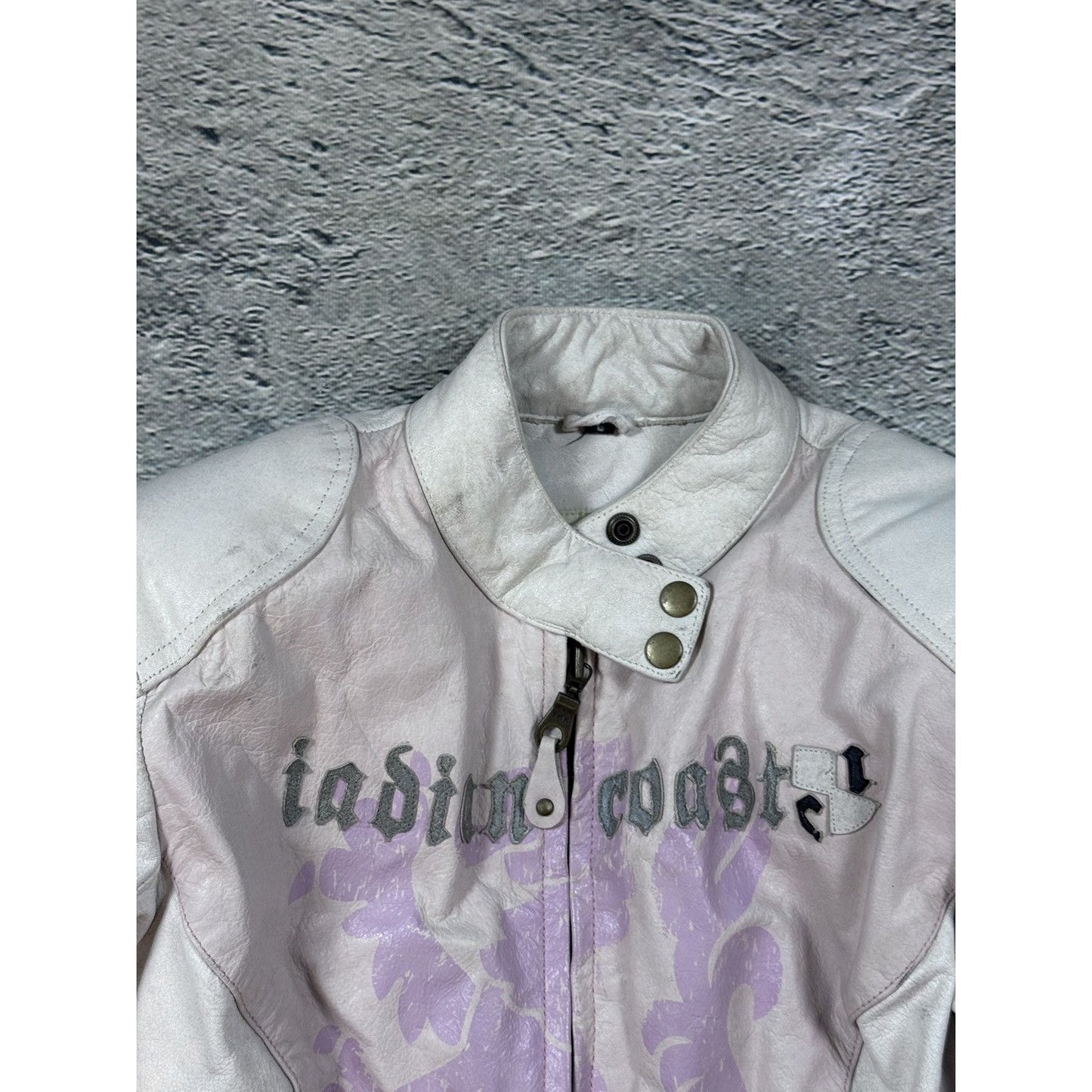 Indian Coast BCN Racing Leather Jacket vintage motorcycle
