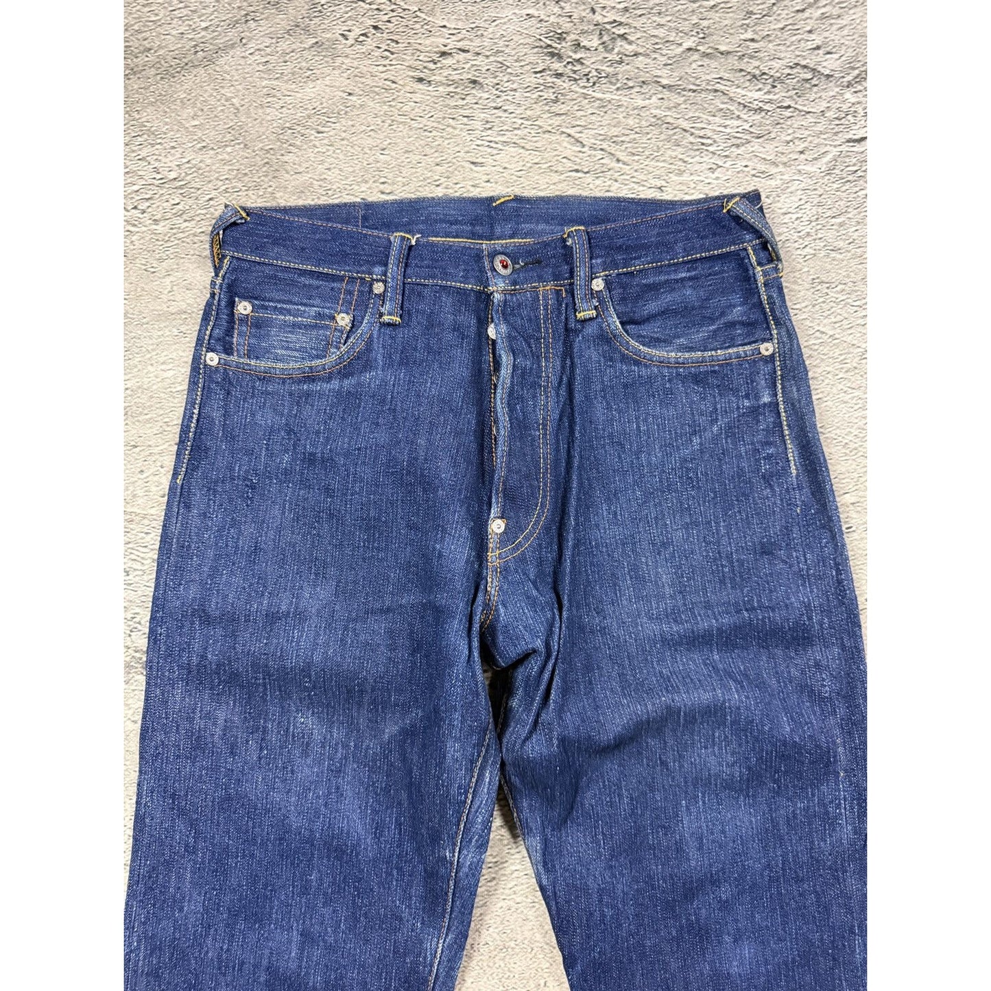 Evisu jeans daicock camo big logo hand painted Y2K