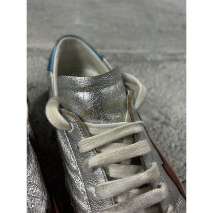 Saint Laurent Paris Silver Court Metallic Hedi Slimane era