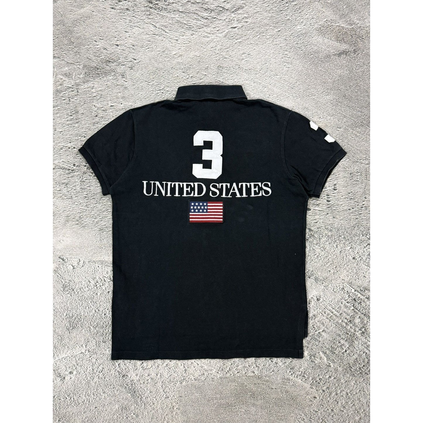 Chief Keef Polo Ralph Lauren USA black Polo t-shirt big pony