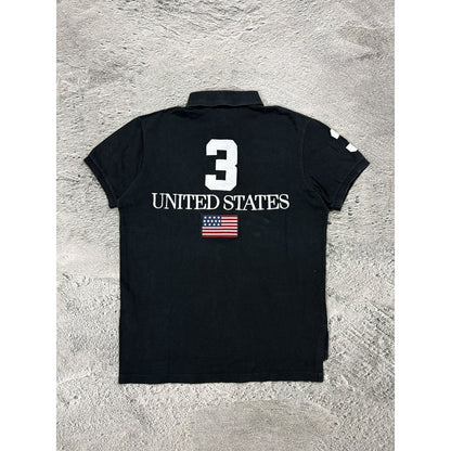 Chief Keef Polo Ralph Lauren USA black Polo t-shirt big pony