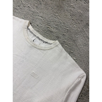 Number (N)ine NN Waffle Longsleeve thermal embroidery