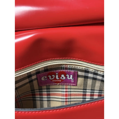 Evisu Donna bag red big logo seagull vintage