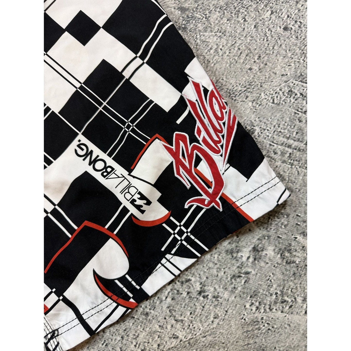 Billabong surf shorts checkerboard vintage