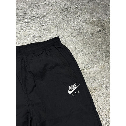 Nike nylon track pants black vintage drill Y2K parachute