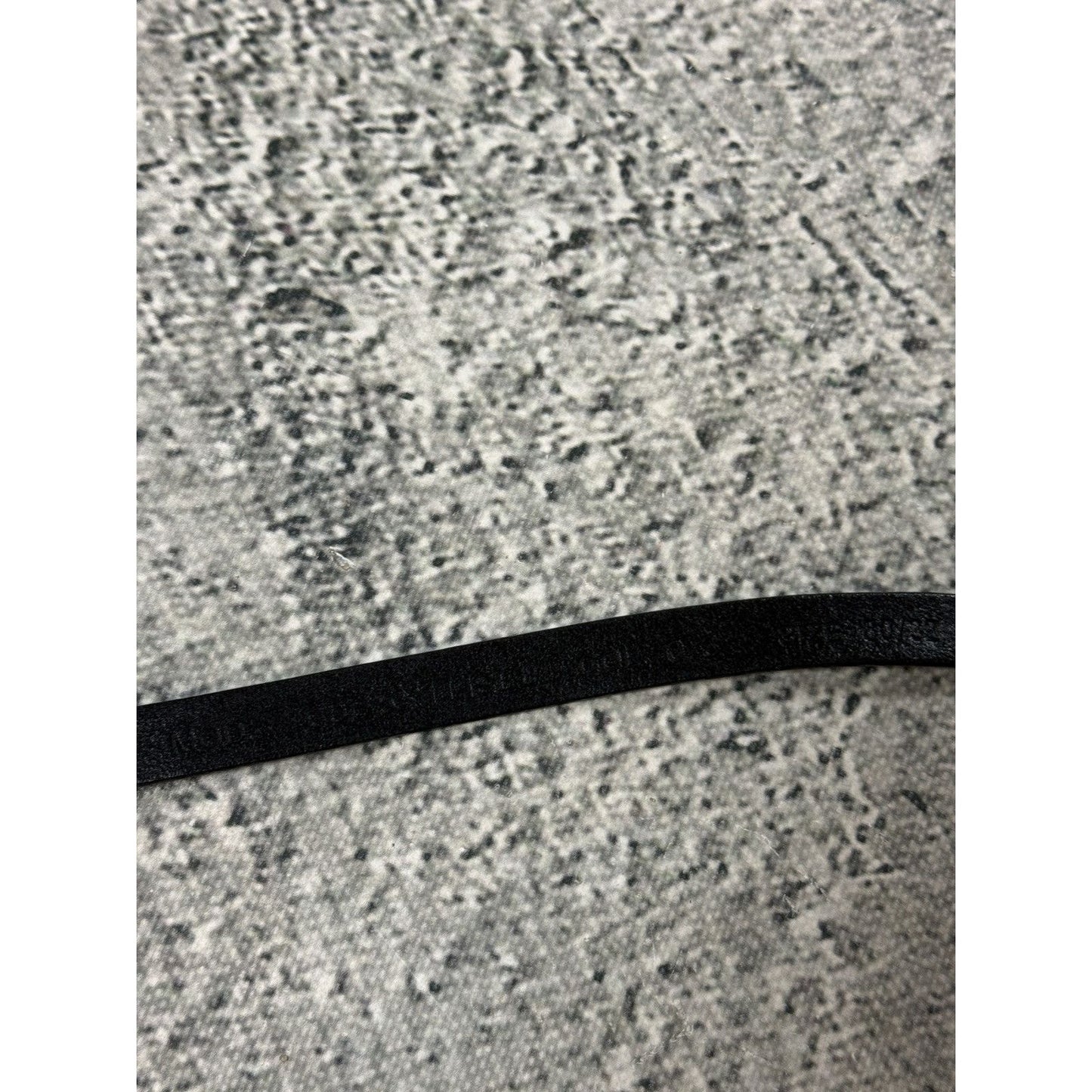 Diesel leather belt multicolour moving letters Y2K black