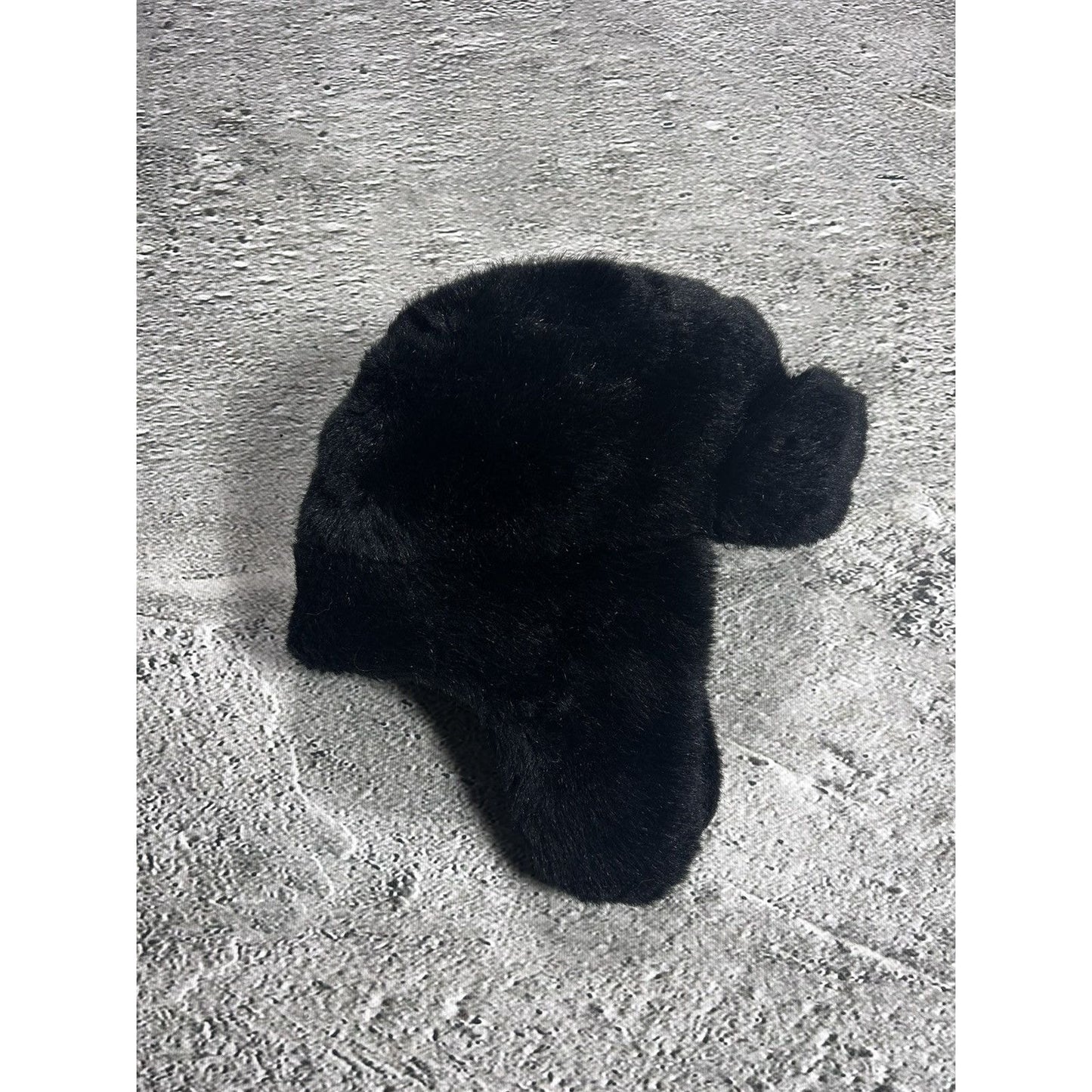 trooper hat vintage Y2K ushanka teddy fur red star