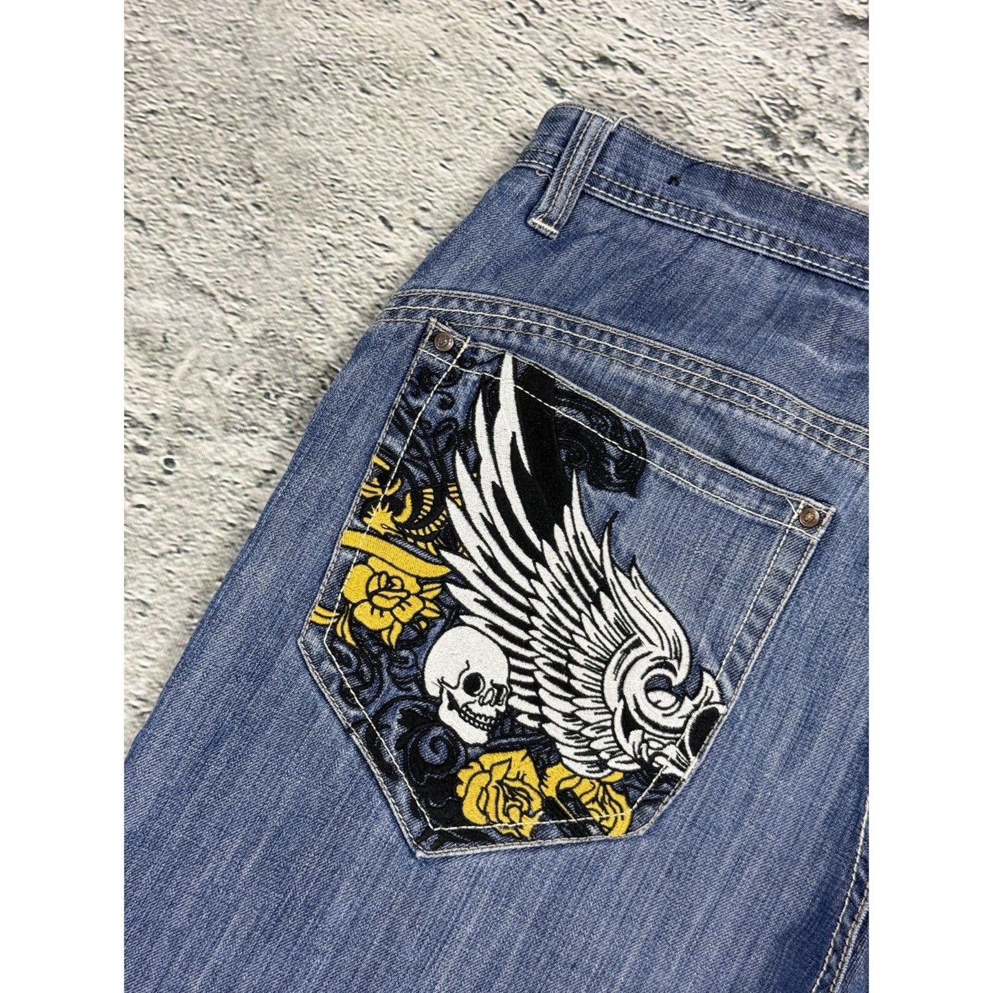 G-Unit Jeans vintage embroidery hip hop denim baggy