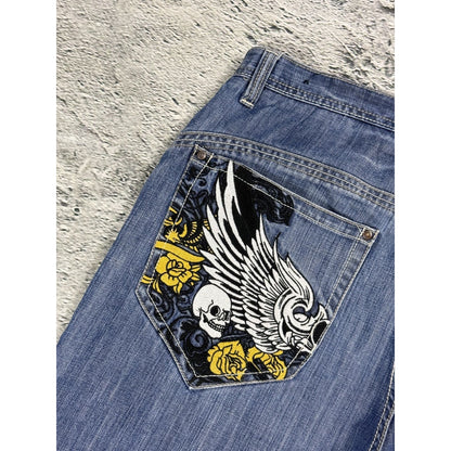 G-Unit Jeans vintage embroidery hip hop denim baggy